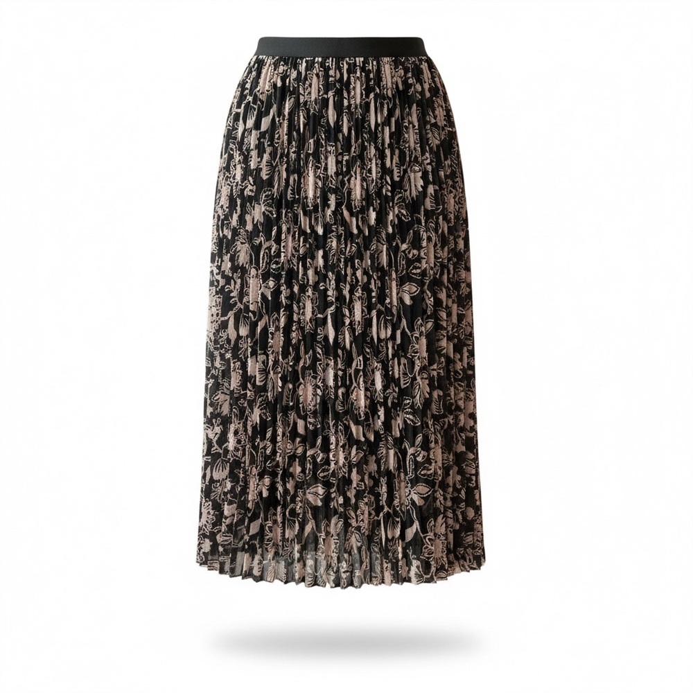 NWT Sanctuary‎ Women's Midi Floral Pleated Skirt SZ Small